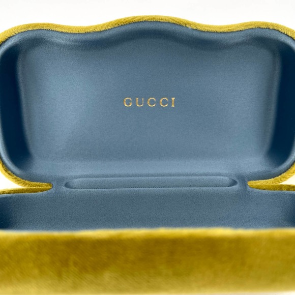 GUCCI Sunglasses Bamboo Detail Yellow Cat Eye GG0661S 002 56 20-140 NEW - Picture 4 of 12